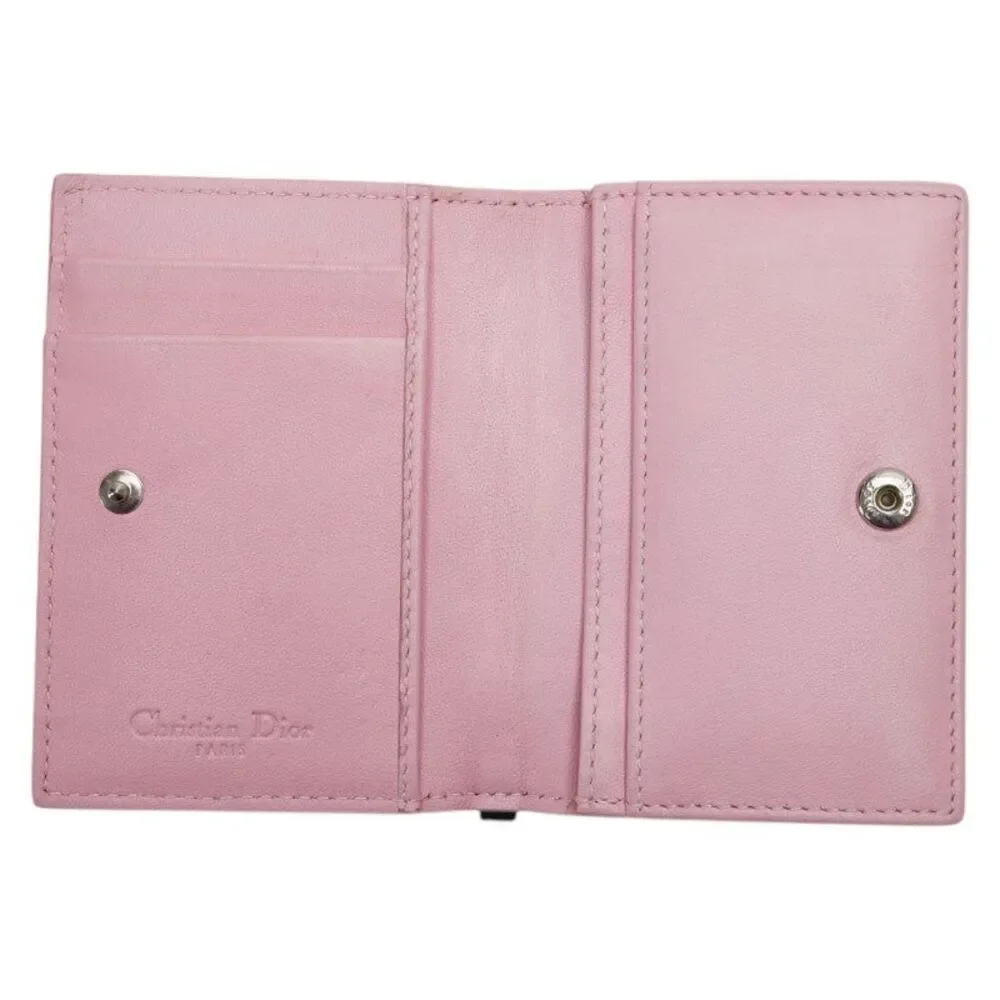 Dior Lady Dior Cannage Leather Card Case